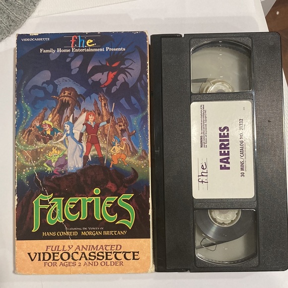 Faeries 1981 fully animated VHS FHE family home entertainment RARE - Picture 7 of 7